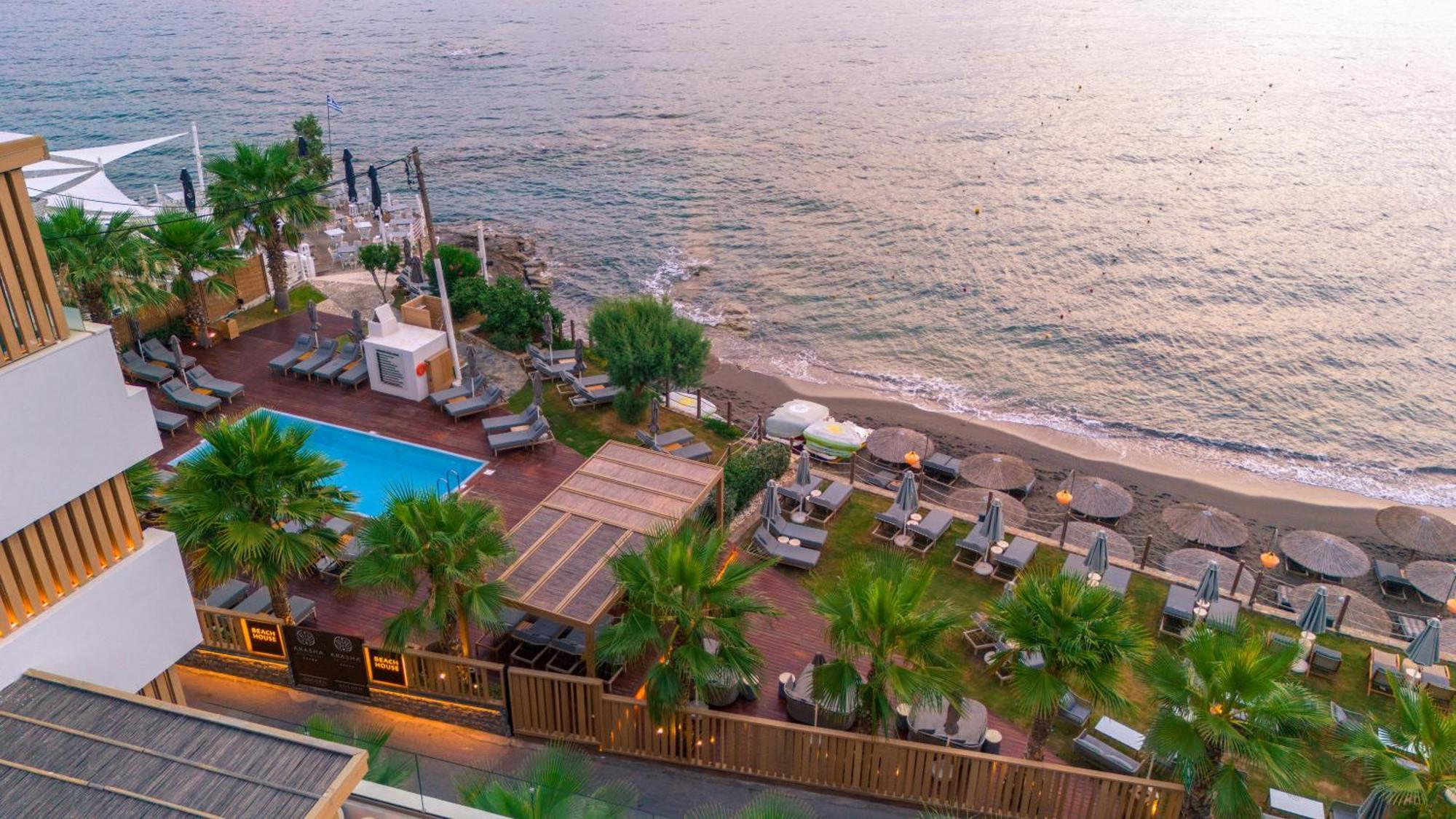 Akasha Beach Hotel & Spa Херсонисос Екстериор снимка